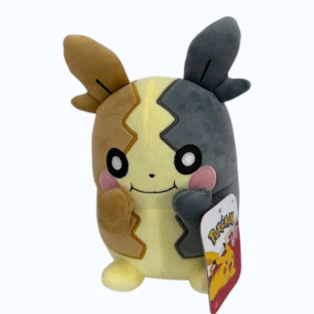 Pokemon Morpeko Full Belly Mode Plush 8 Jazwares 2023 NWT Stuffed Animal Toy